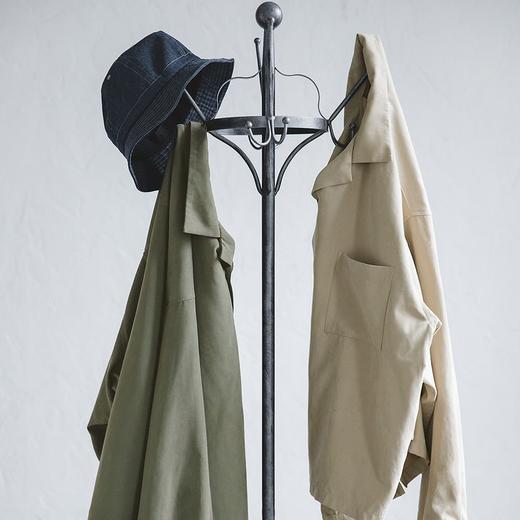 马登工装法式复古长袖古巴领薄衬衫那不勒斯美式衬衣桃皮绒男春季 商品图3