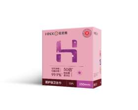 花尼熊医护级羽柔零感系列日用卫生巾250mm 10片