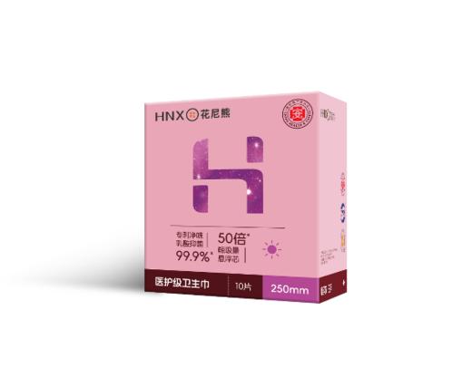 花尼熊医护级羽柔零感系列日用卫生巾250mm 10片 商品图0