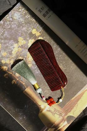 夕玥°小叶紫檀木梳