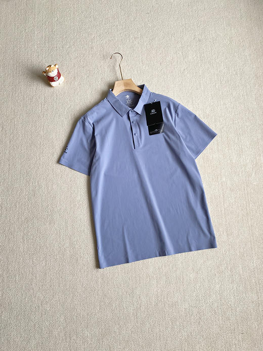 点此购买 凯乐石夏季男士压胶工艺防晒商务透气运动短袖速干POLO衫 LL 316040 商品图1