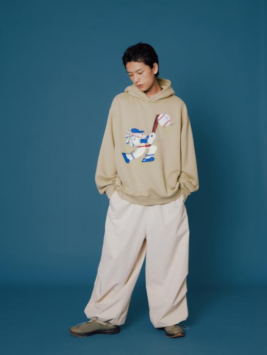 CryingCenter 棒球仔加绒连帽卫衣 哭喊中心 商品图2