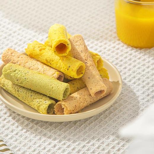 鹰嘴豆蛋白卷 | 鹰嘴豆添加量≥30%口感酥脆 细腻化渣 姜黄/肉桂/羽衣甘蓝三种口味可选 商品图3
