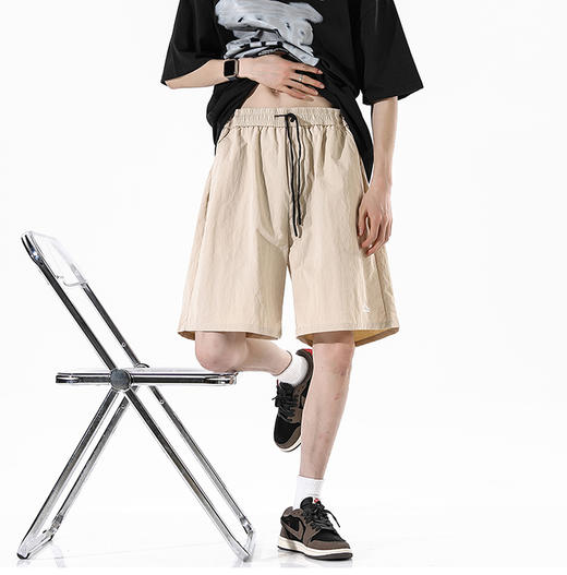 *【59元2条！】情侣户外刺绣款五分裤  轻量型透气速干面料，舒适有型速干； 商品图4