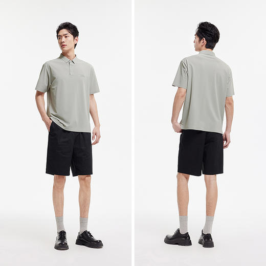 舒服裤|商场同款森马休闲短裤男2025夏新款纯色宽松直筒裤四分长 商品图3