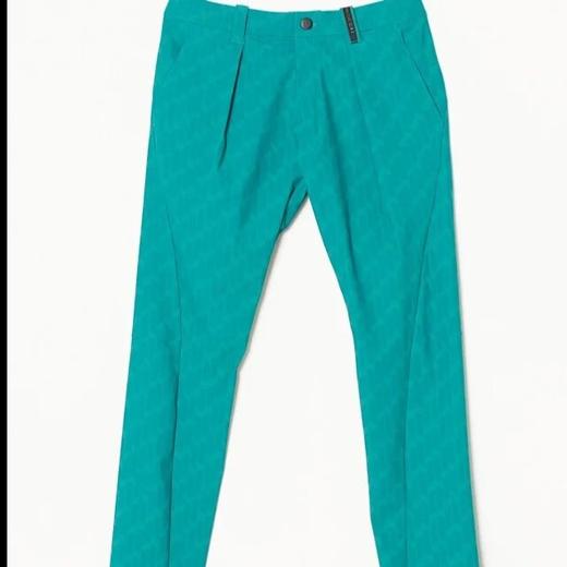 Ulticore系列 男士高尔夫 3D图案 条纹弹力褶皱裤 长裤 商品图4