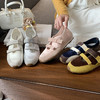羊皮版韩版魔术贴玛丽珍鞋！2025新款女款拼色休闲芭蕾鞋小众内增高平底单鞋！ 商品缩略图2