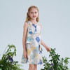 mettekids儿童连衣裙2025夏季新款女童无袖水彩印花洋气A版裙子 商品缩略图1