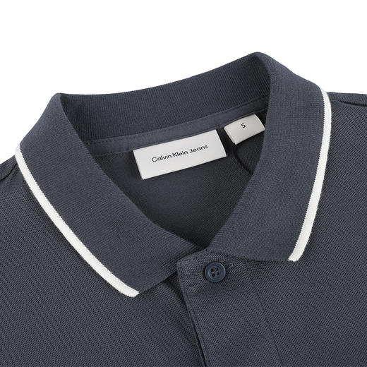 【超惠秒】Clavin Klein CK 男士弹棉针绣logo短袖Polo T恤 10315/11971 商品图4