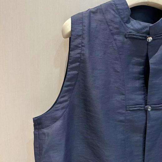 【线上专属】立领马甲24704733墨黪 商品图2