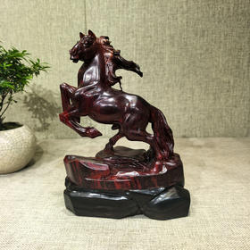大号马到成功°小叶紫檀摆件