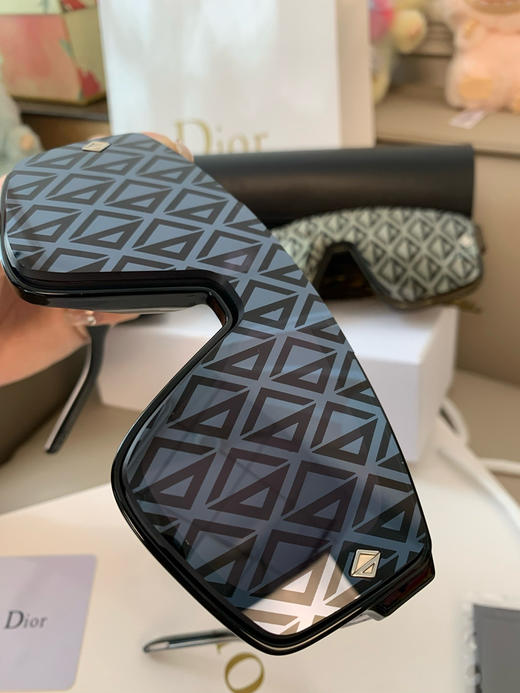 Dior迪奥双层镜片太阳镜。茶色。灰黑色。自己备注颜色。 商品图9