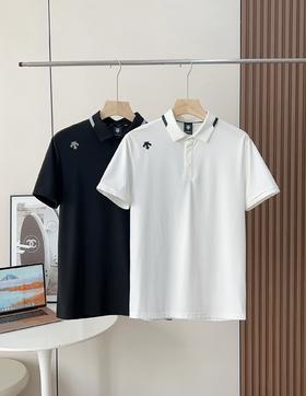 点此购买 迪桑特夏季男士冰丝速干短袖Polo衫 qk 315955