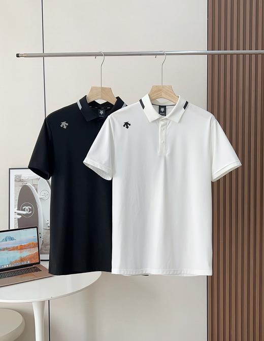 点此购买 迪桑特夏季男士冰丝速干短袖Polo衫 qk 315955 商品图0