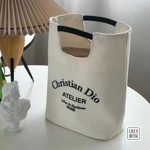 [简约风】新款帆布上班包  简约水桶包学生饭盒上班族手提包  出行百搭款 商品图2