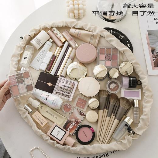 YOOE【新款优雅的懒人化妆包】大容量便携收纳包 旅行收纳袋抽绳束口袋 防水洗漱包 商品图1