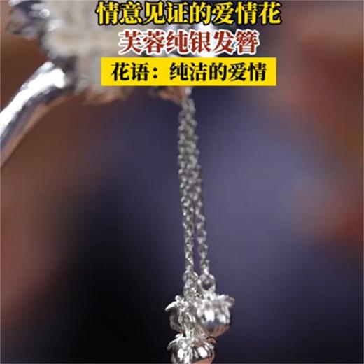 新中式国风芙蓉花时尚百搭盘发流苏汉服簪子小众设计感配饰 商品图4