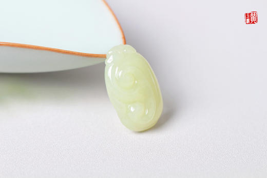 和田黄玉【如意】吊坠 配精美挂绳 商品图2