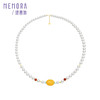 【新品首发】蜜蜡珍珠项链 黄色18K金珍珠项链女士礼物MEMORA诗普琳ZN216601 商品缩略图4