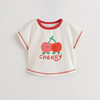 【凉感衣】马克珍妮女童萌趣果蔬短袖T恤 宝宝上衣夏装新款550765 商品缩略图2