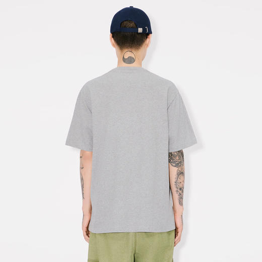 KENZO 高田贤三 男士老虎徽标刺绣棉质圆领短袖T恤 灰色 FF58 TS482 4SG 94 商品图2