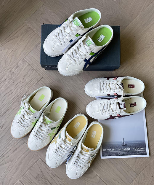 现货 THS-无 鬼冢家 轻盈慵懒随意 半拖运动鞋 4色 QZ106 商品图0