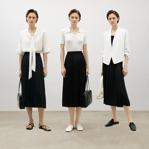 【商场同款】麦檬夏梭织中裙5F4141761 商品图1