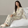 【精选】MUMIANER牧棉儿 国风免穿Bra家居服套装（10款可选）  触感清凉呵护睡眠透气亲肤宽松睡衣带胸垫 商品缩略图7