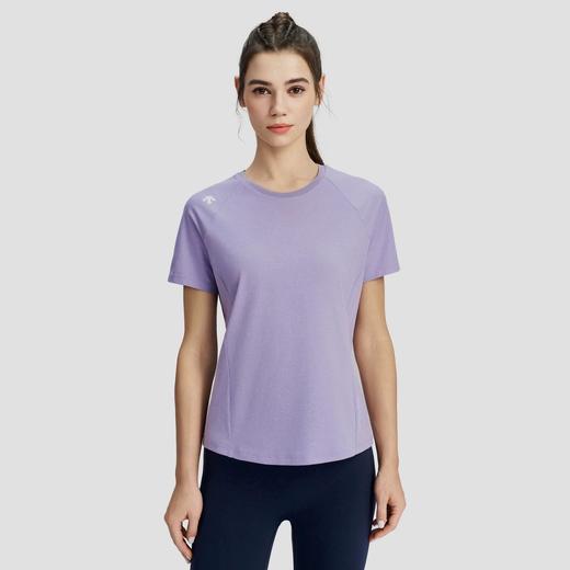 点此购买 迪桑特夏季女士经典TOUGH面料短袖针织衫T恤 bk 315962 商品图4