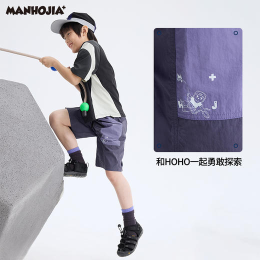 漫画家【元气攀岩裤】城市轻户外原纱防晒持久轻量元气攀岩短裤 商品图2