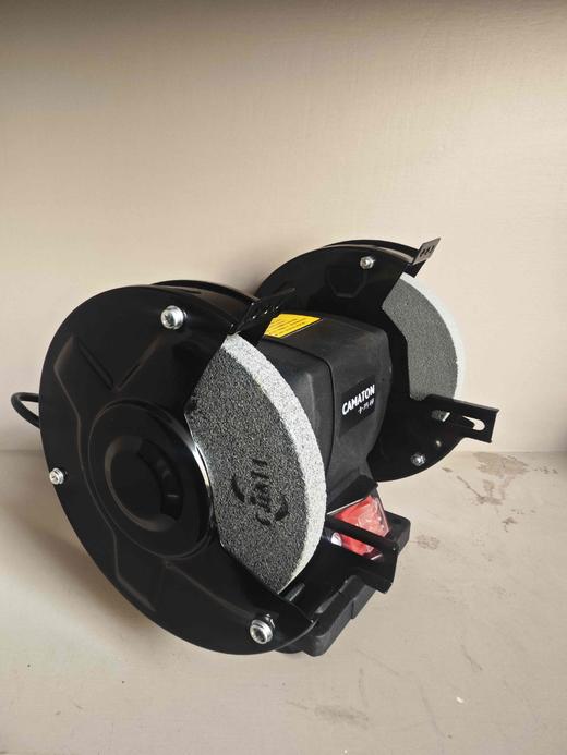 【货号05523】包邮卡玛顿150砂轮机台式砂轮机小型电动磨刀机工业级打磨机抛光机 商品图2