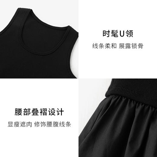 【商场同款】麦檬夏三醋酸针梭拼接连衣裙5F4192331 商品图3