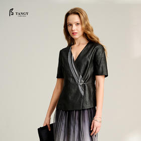 TANGY Collection天意雪傍系列莨绸休闲女士衬衫L252007