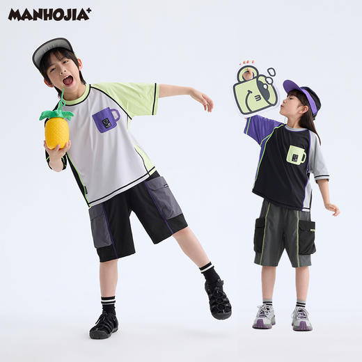 漫画家【元气干杯T】高倍原纱防晒凉感元气干杯T夏 商品图4