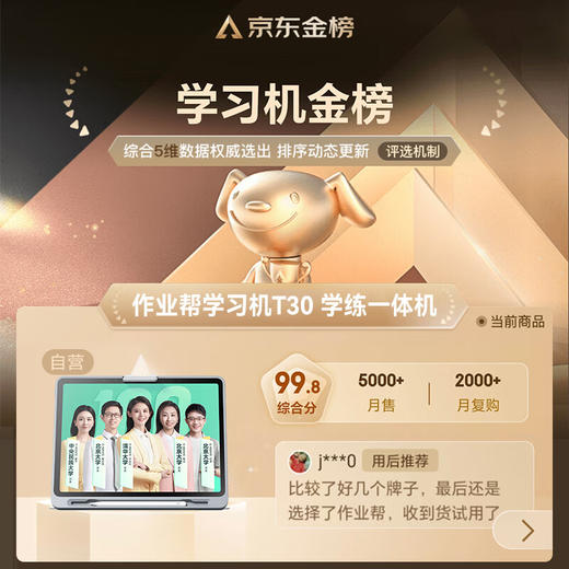 作业帮 学习机  T30A 学练版本 8+256GB(性能版) 商品图2
