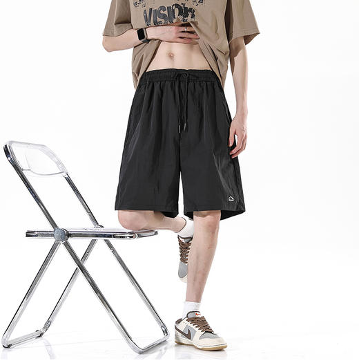 *【59元2条！】情侣户外刺绣款五分裤  轻量型透气速干面料，舒适有型速干； 商品图8