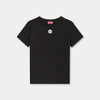 KENZO 高田贤三 女士博克花2.0”徽标刺绣棉质圆领短袖T恤 黑色 FF52 TS159 4SO 99J 商品缩略图0