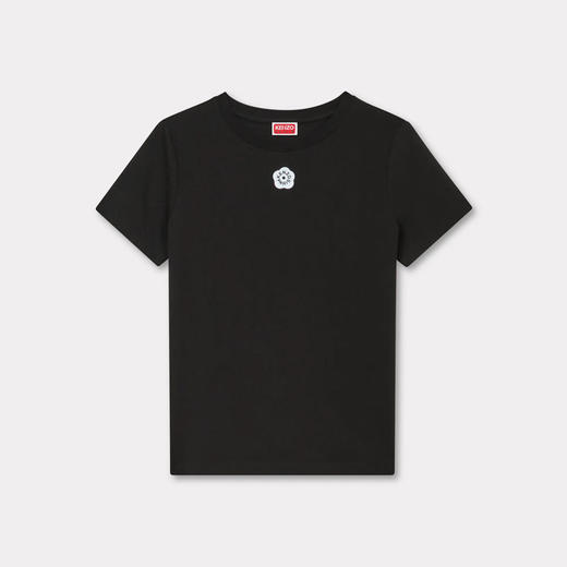 KENZO 高田贤三 女士博克花2.0”徽标刺绣棉质圆领短袖T恤 黑色 FF52 TS159 4SO 99J 商品图0