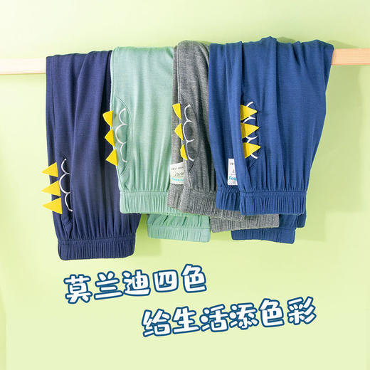 贝贝怡2021年春夏新款男女宝宝 儿童薄款休闲运动裤防蚊裤睡裤子212K2192 商品图6