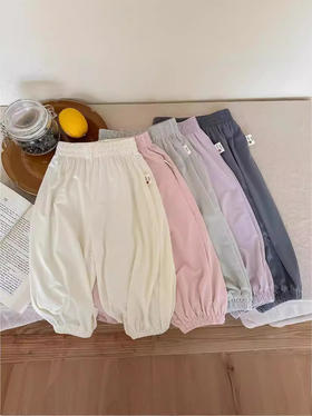 UPF50+速干裤！【防晒防蚊，清凉一夏！】男童儿童夏季防晒裤长裤 韩版纯色百搭 女童防蚊速干裤-QQ