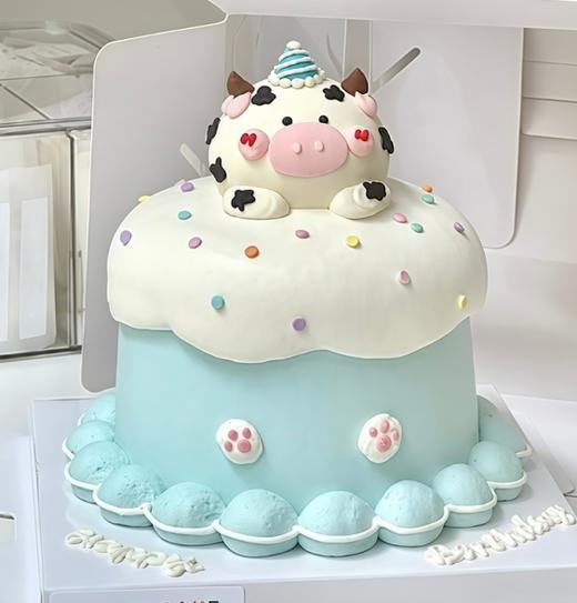 『手绘蛋糕系列』勇敢牛牛 商品图0