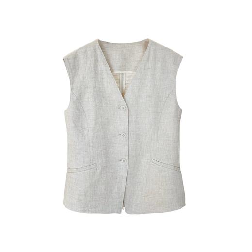 【高品质私服】【IC亚麻斜纹西装马甲】柔软垂坠 | 柔滑适体 | 原麻雅韵N1334-CC【无标出货 介意慎拍】 商品图10