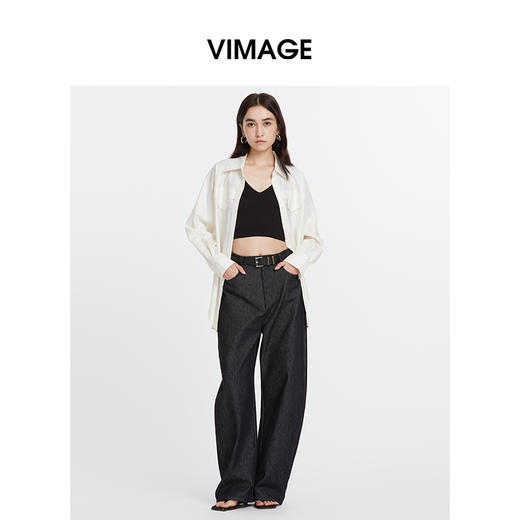 VIMAGE纬漫纪秋季新款时尚干练显瘦百搭外套女V2009607 商品图0