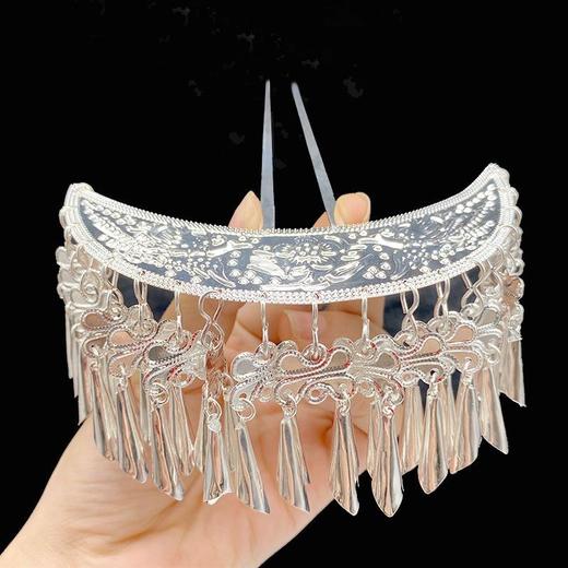 苗族头饰批发少数民族短流苏发簪侗族发饰超仙古装汉服簪子女 商品图1