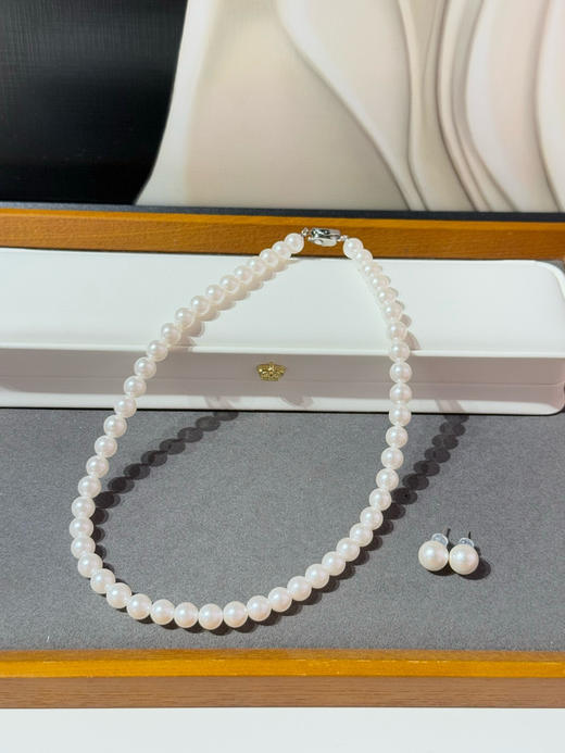 施华洛珍珠项链&耳钉 商品图0