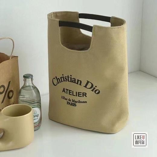 [简约风】新款帆布上班包  简约水桶包学生饭盒上班族手提包  出行百搭款 商品图3