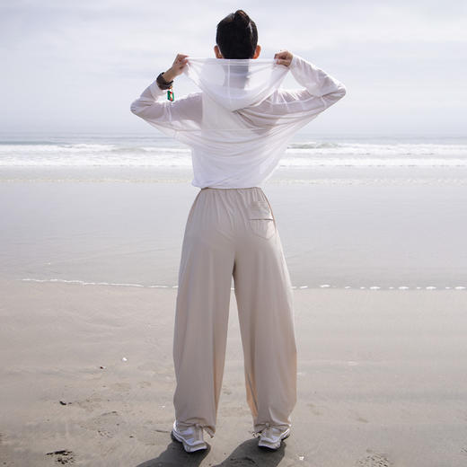 TITIKA ACTIVE休闲运动罩衫女连帽宽松透气亲肤运动跑步长袖T恤51211 商品图3