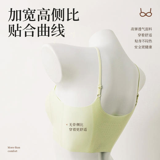 第二件0元！夏日の随身“小空调”『小凉风果冻云感内衣』 超薄“冰皮”面料 上身无穿感 加高侧比 轻盈裸感 聚拢上托 商品图4
