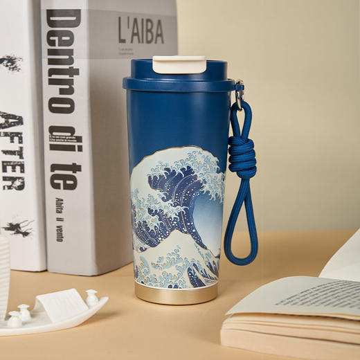 大英博物馆 东瀛系列 神奈川冲浪里便携咖啡 保温杯 商品图1