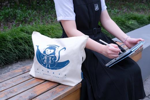 【新品现货】“装点学问”学术吗喽帆布袋 阅·见文创 周边 广西师范大学出版社 商品图1